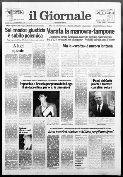 Il giornale : quotidiano del mattino